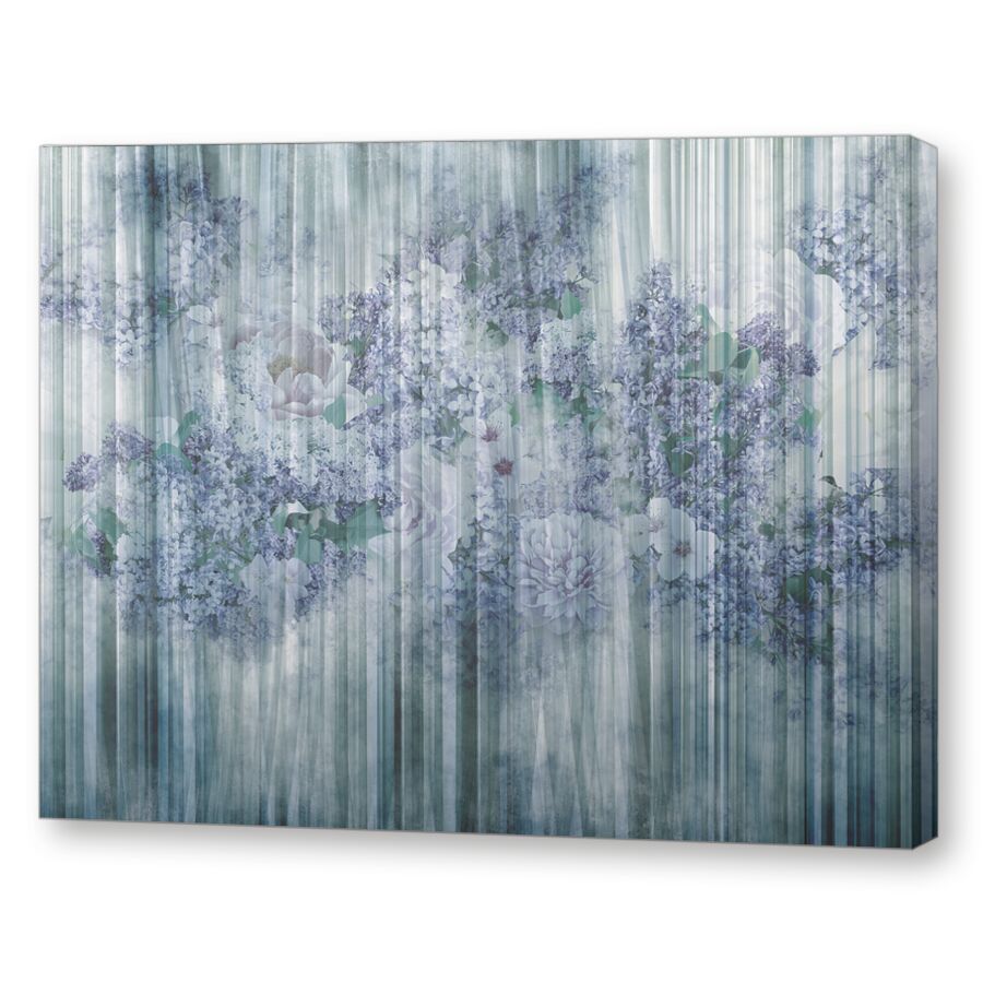 Blooming lilacs and peonies на подрамнике