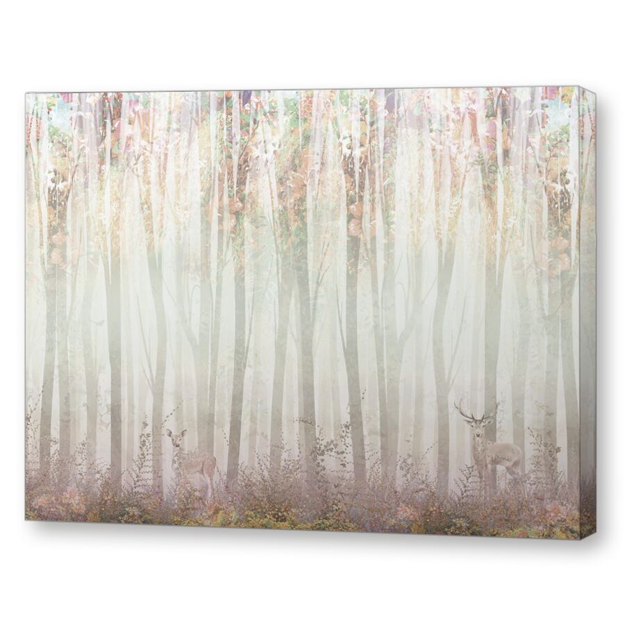 Beautiful Forest melrose pink gradient на подрамнике
