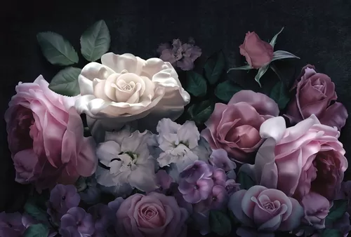 Bouquet of roses red