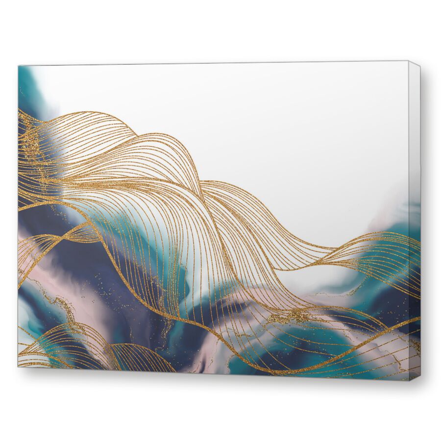 Colorful waves на подрамнике