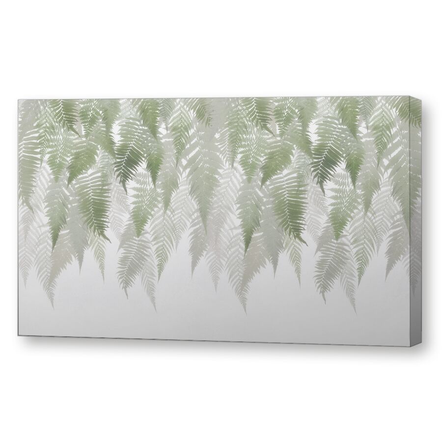 Узоры папоротника на подрамнике