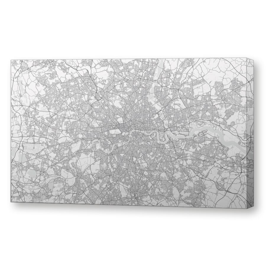 Map of London на подрамнике