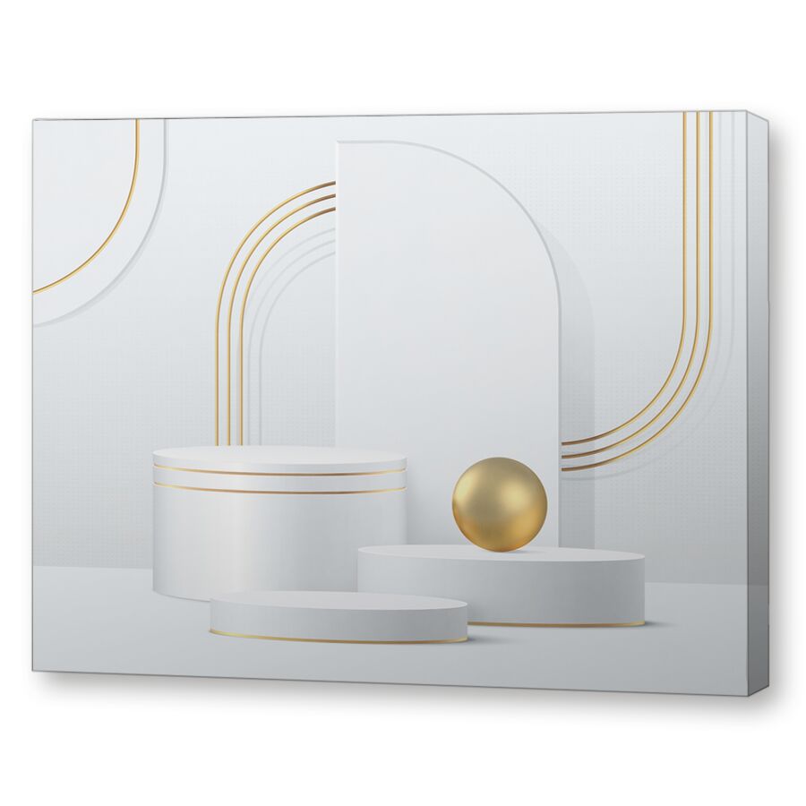 Golden lines на подрамнике