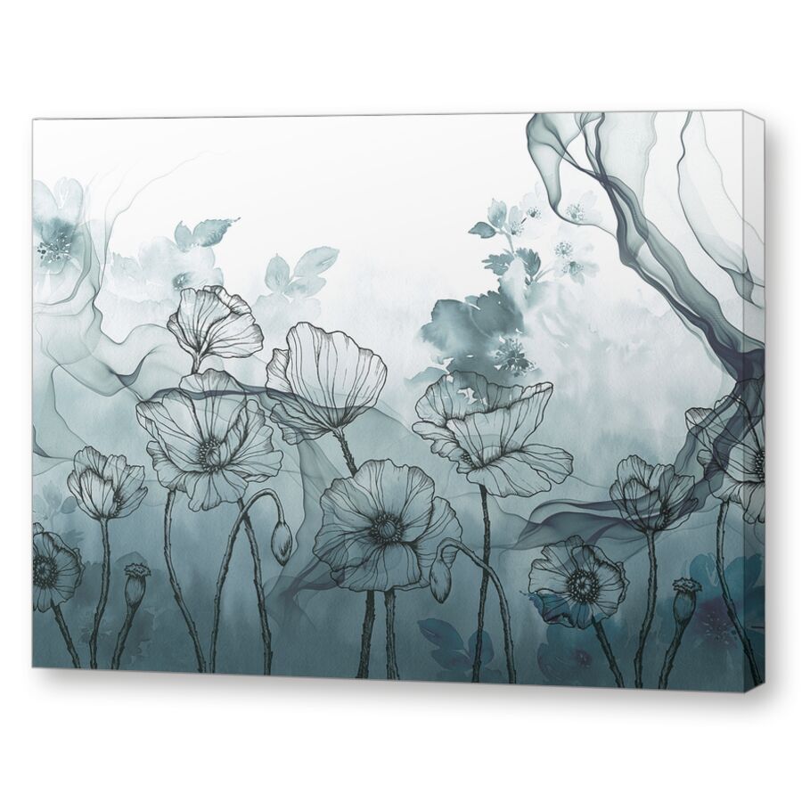 Flower pool green на подрамнике