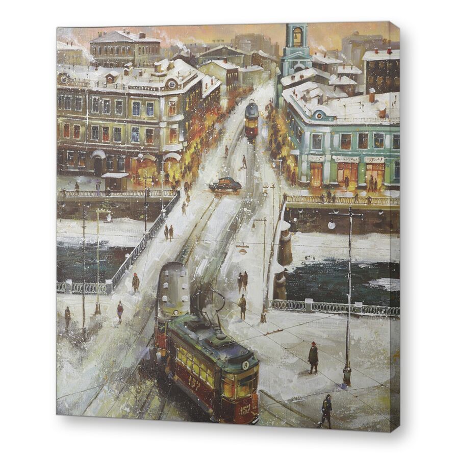 Москва на подрамнике