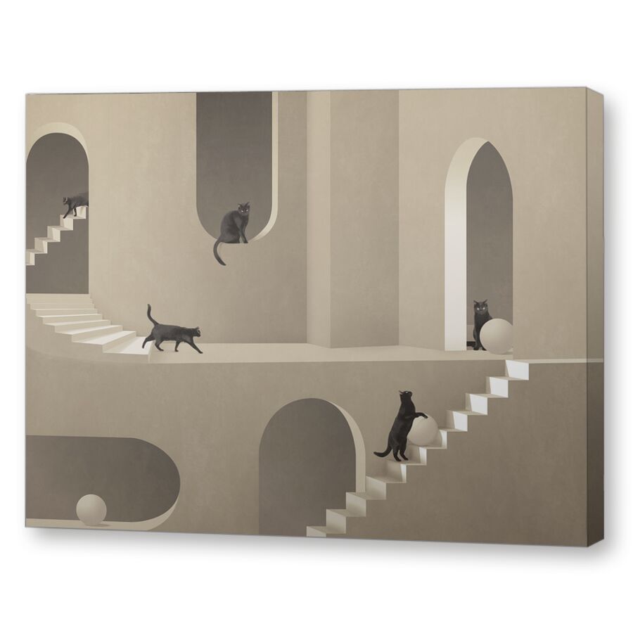 Animals in geometry на подрамнике