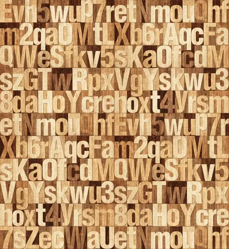 Wood Alphabet