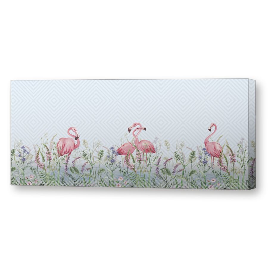 Flamingo dance на подрамнике