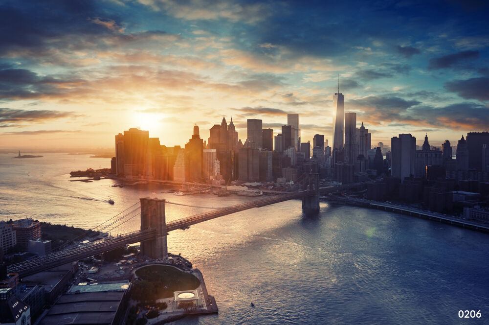 Закат в нью йорке фото