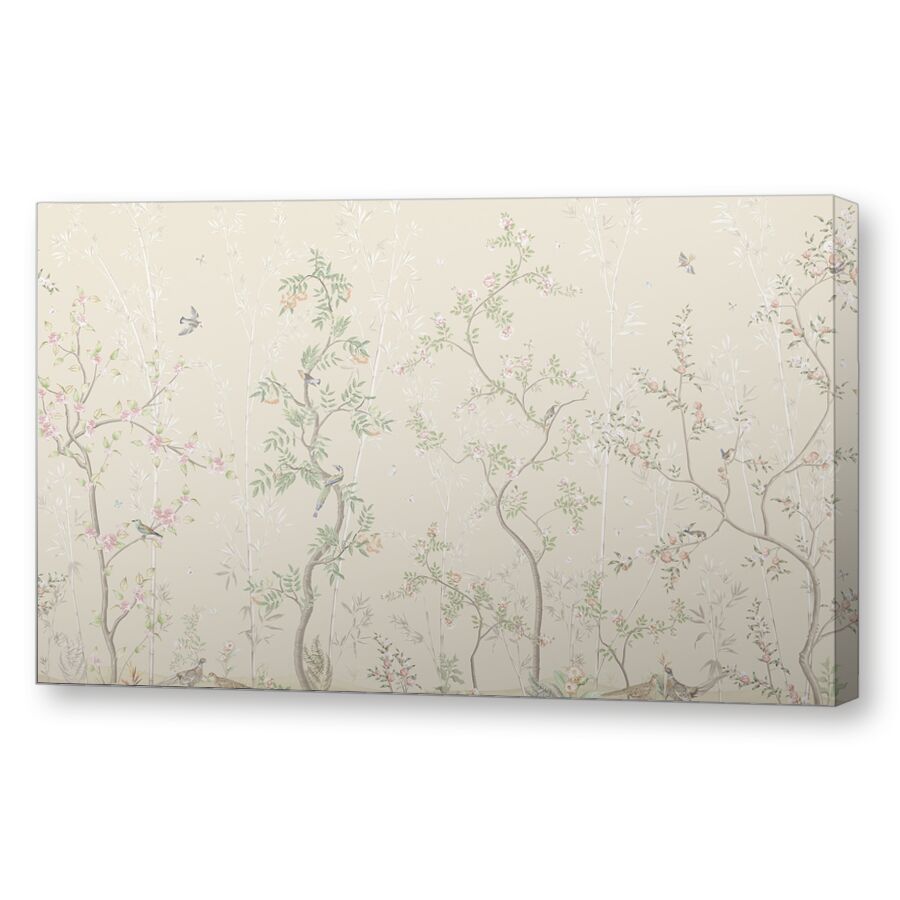 Spring garden beige на подрамнике