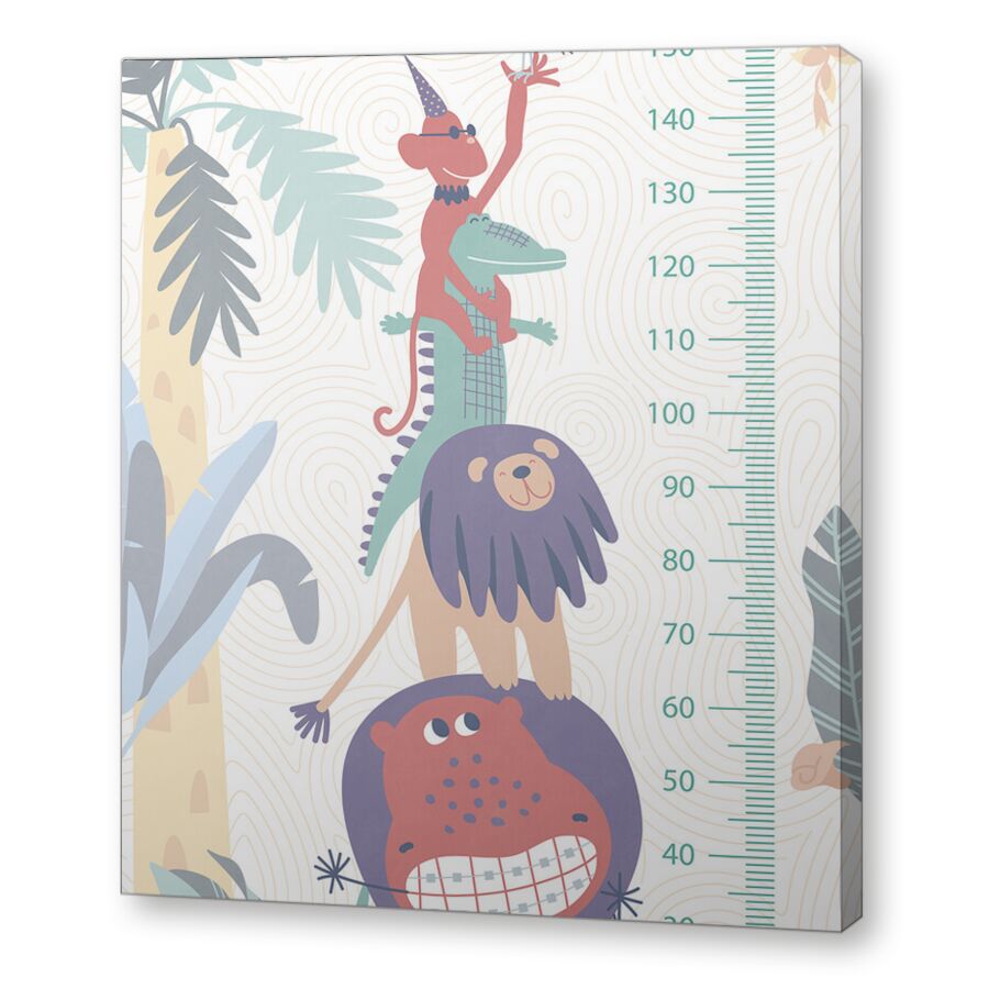 Ростомер Пирамида из зверей на подрамнике