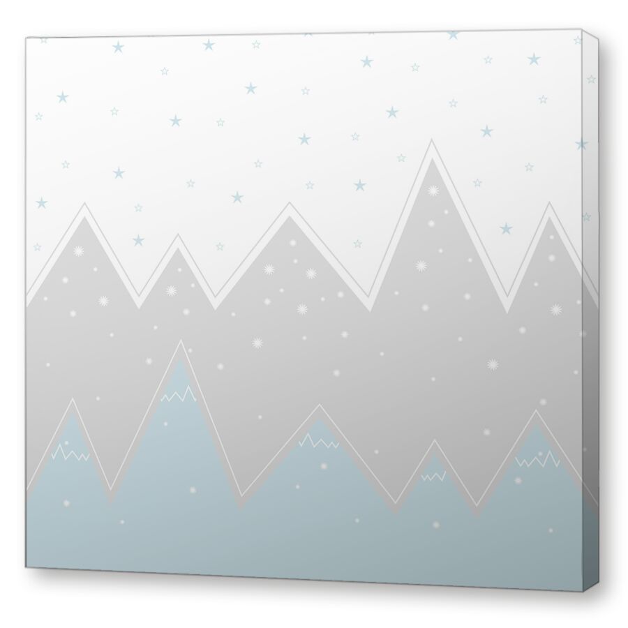 Mountain peaks на подрамнике