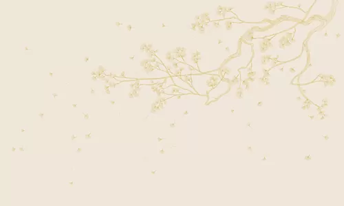 Sakura branch gold