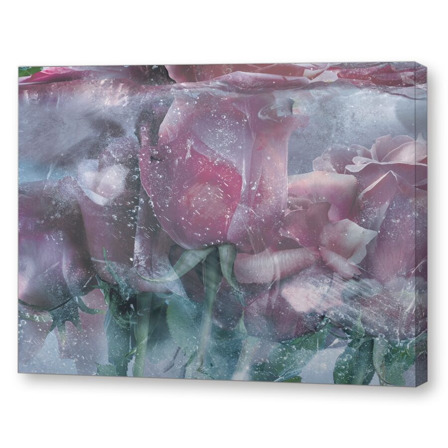 Ice roses blue на подрамнике