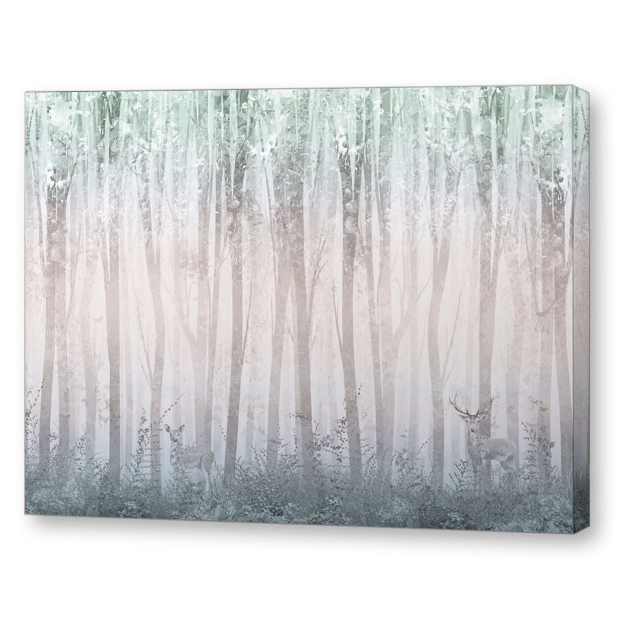 Beautiful Forest olympic blue gradient на подрамнике
