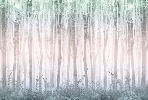 Beautiful Forest olympic blue gradient