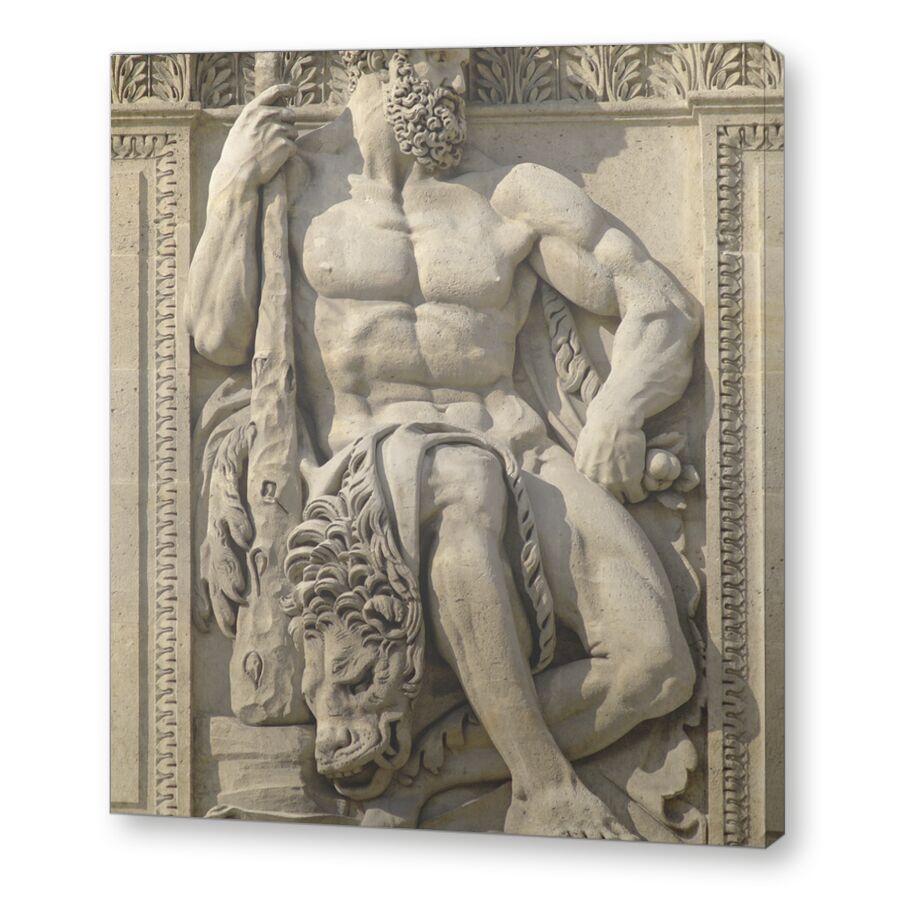Relief Heracles (Louvre) на подрамнике