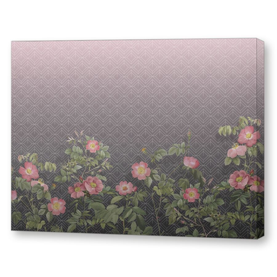 Pink flowers на подрамнике