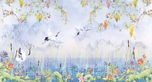 Storks purple