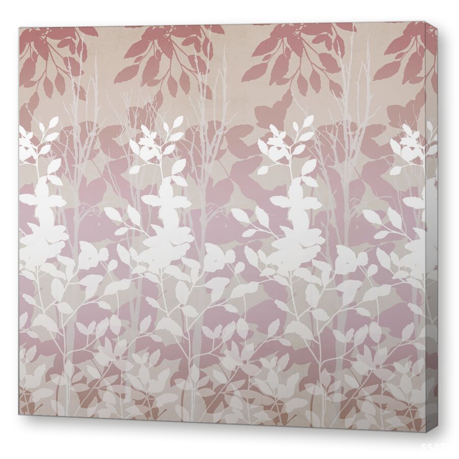 Foliage pink на подрамнике