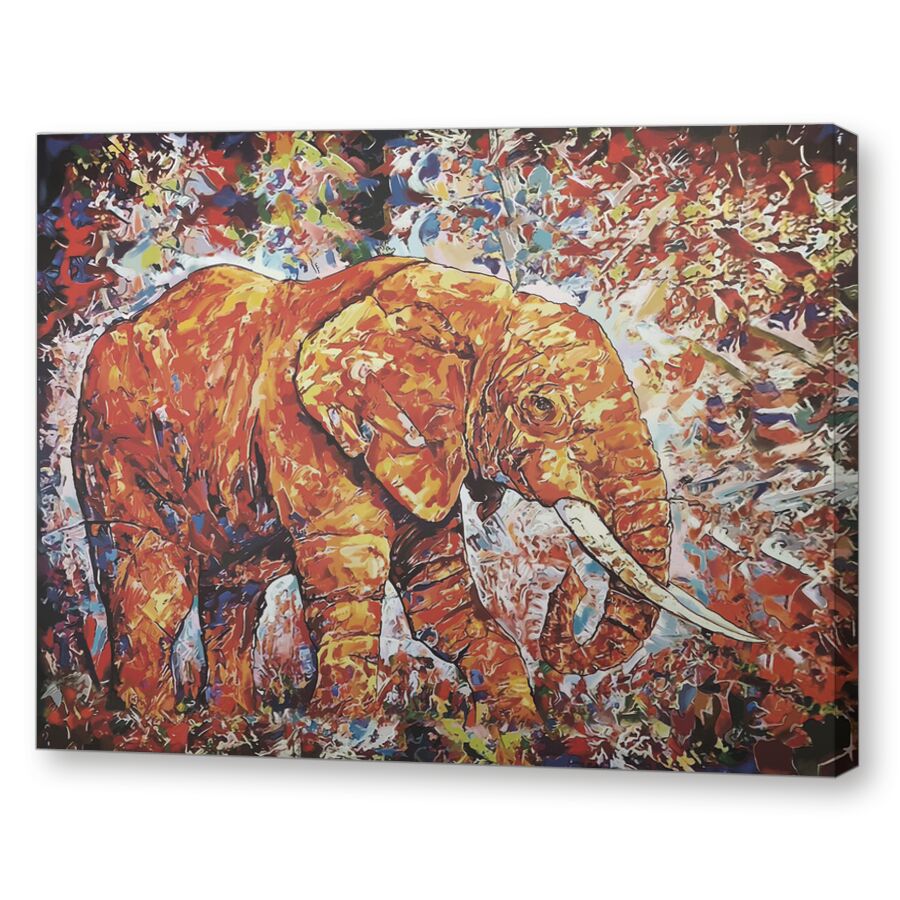 Слон на подрамнике