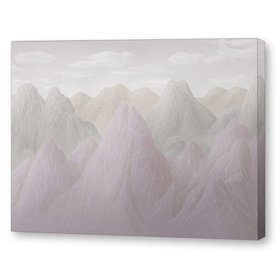 Lines on the mountains на подрамнике