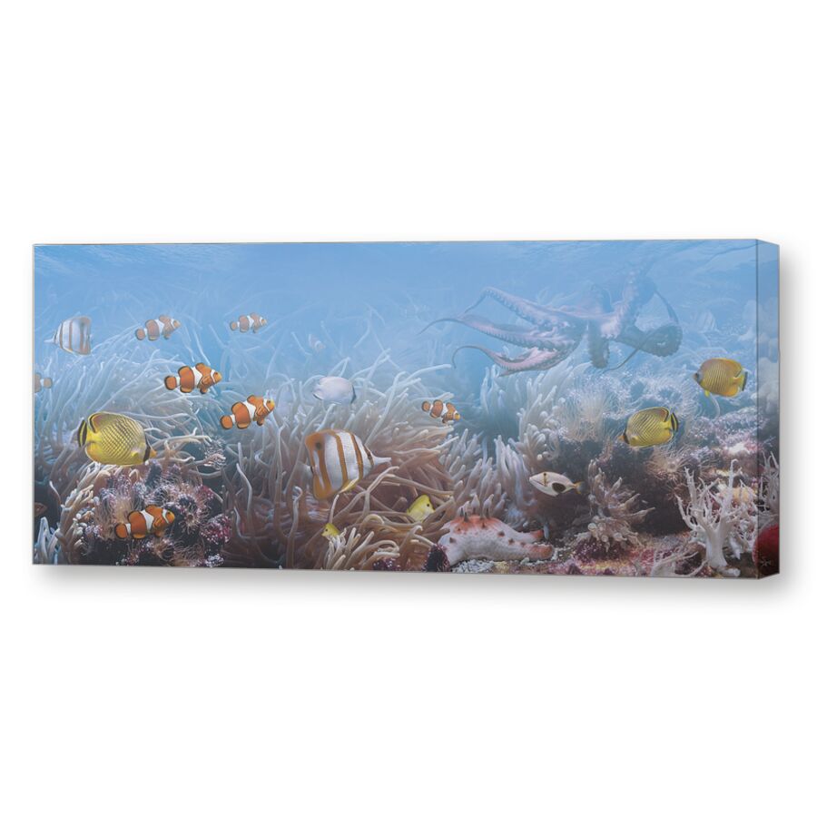 Подводный мир на подрамнике