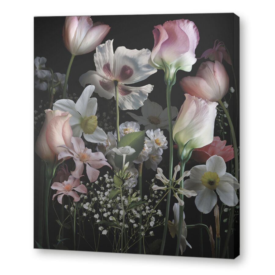 Night bouquet на подрамнике