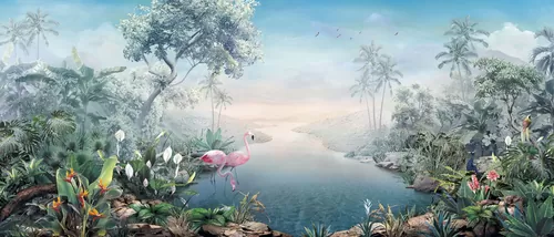 Tropical river blue