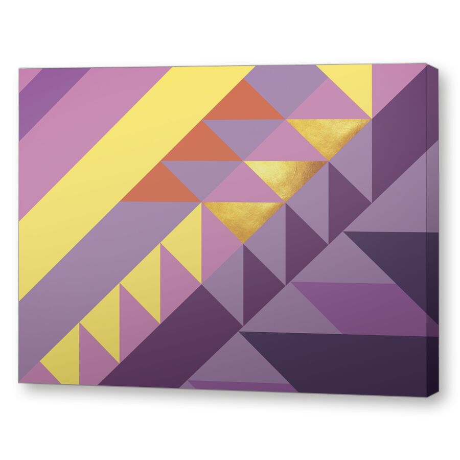 Kaleidoscope purple на подрамнике