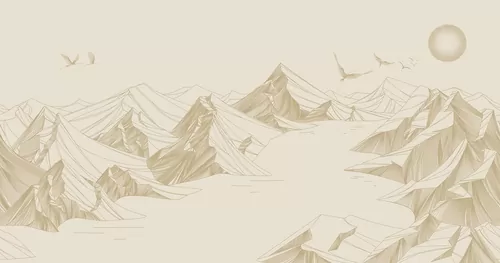 Mountains beige
