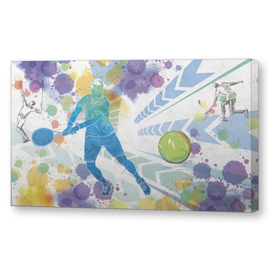 Playing tennis на подрамнике
