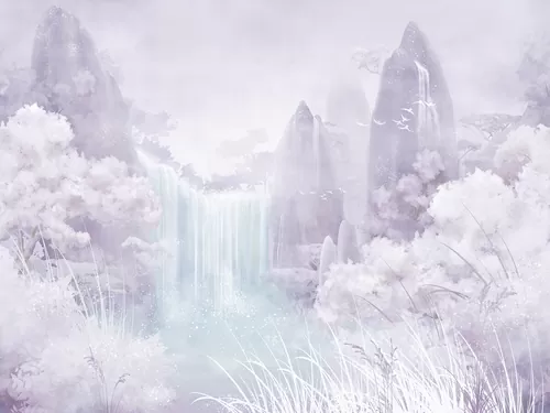 Сказочный водопад