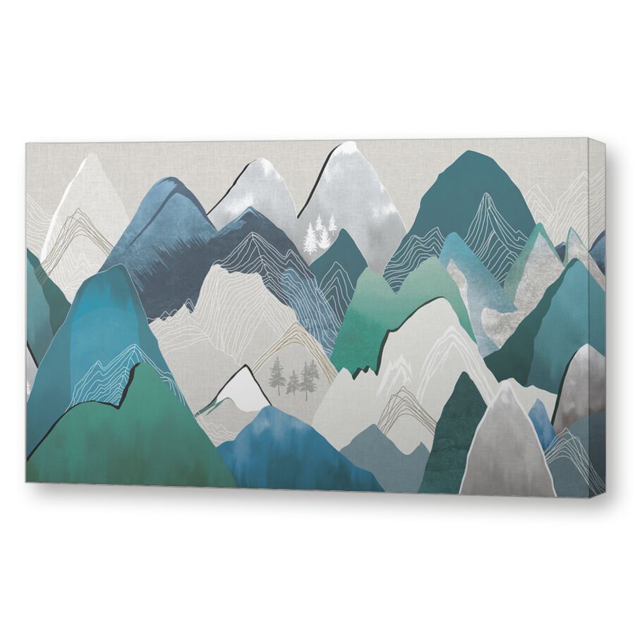 Горные вершины на подрамнике