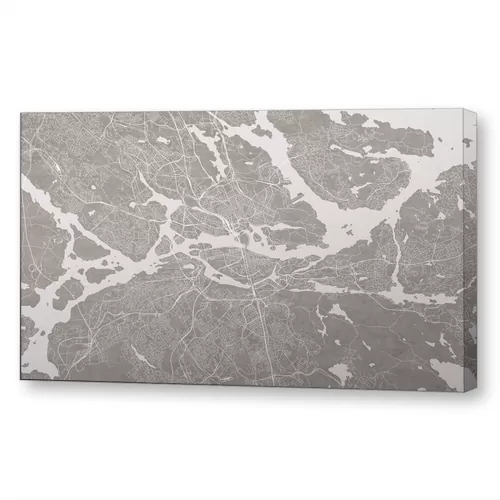 Схематичная карта Стокгольма