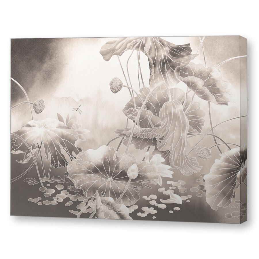 Macroworld beige на подрамнике