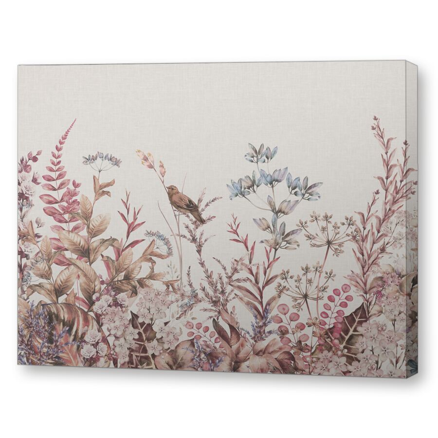 Цветочная клумба на подрамнике