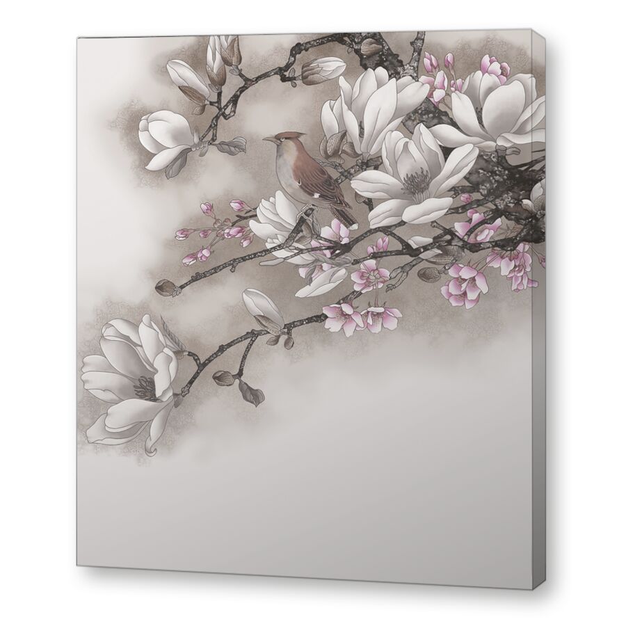 Magnolia blue на подрамнике