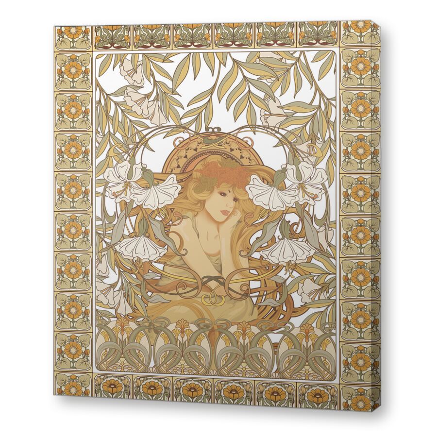 Art Nouveau на подрамнике