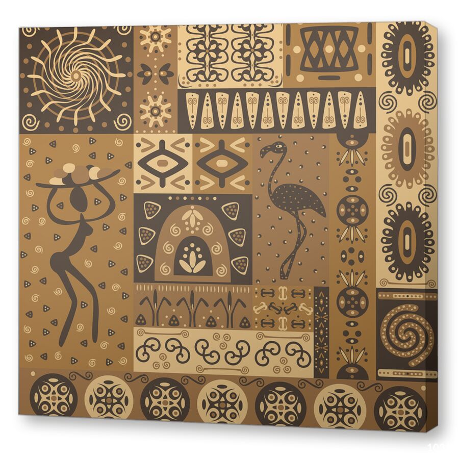 Нигерия на подрамнике