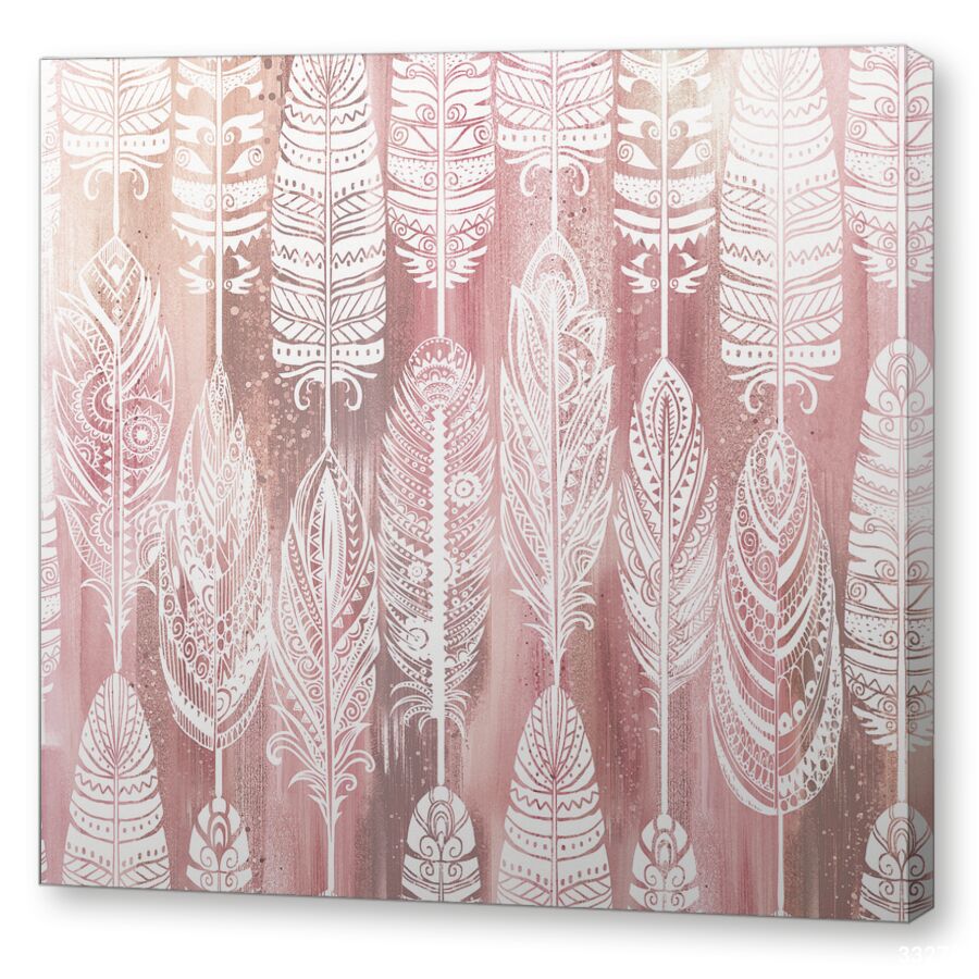 Boho pink на подрамнике