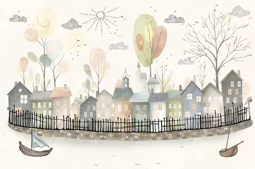 Портовый городок