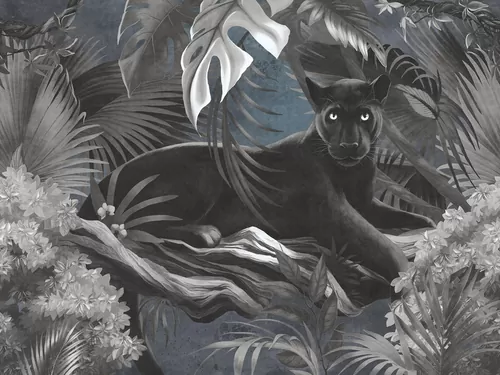 Panther in the jungle