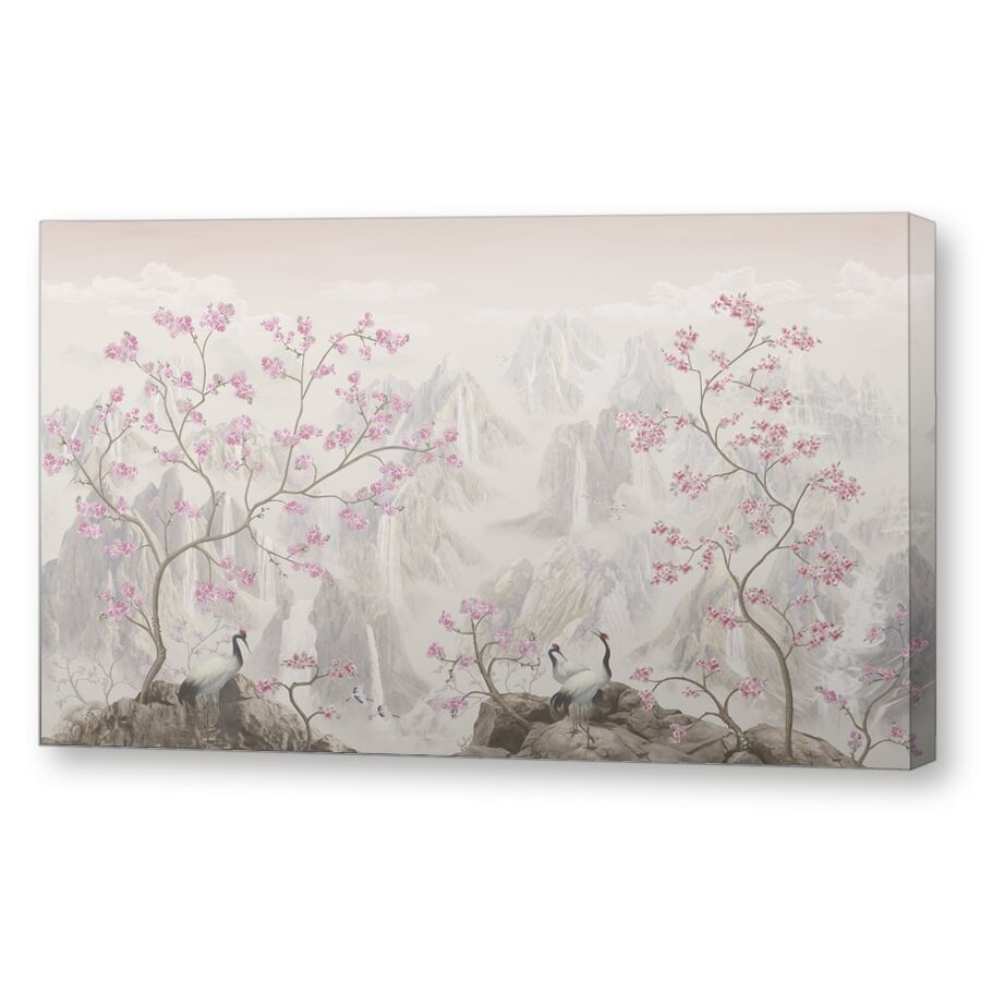 Mountain peaks pink на подрамнике