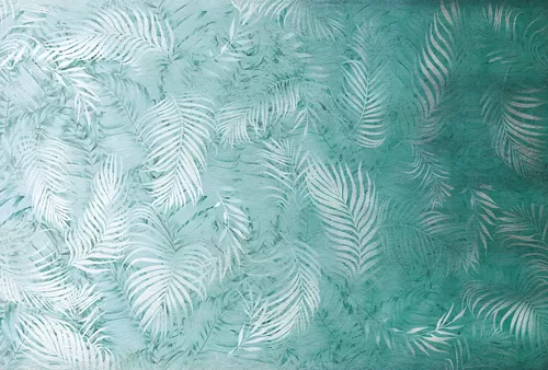 Palm wind blue