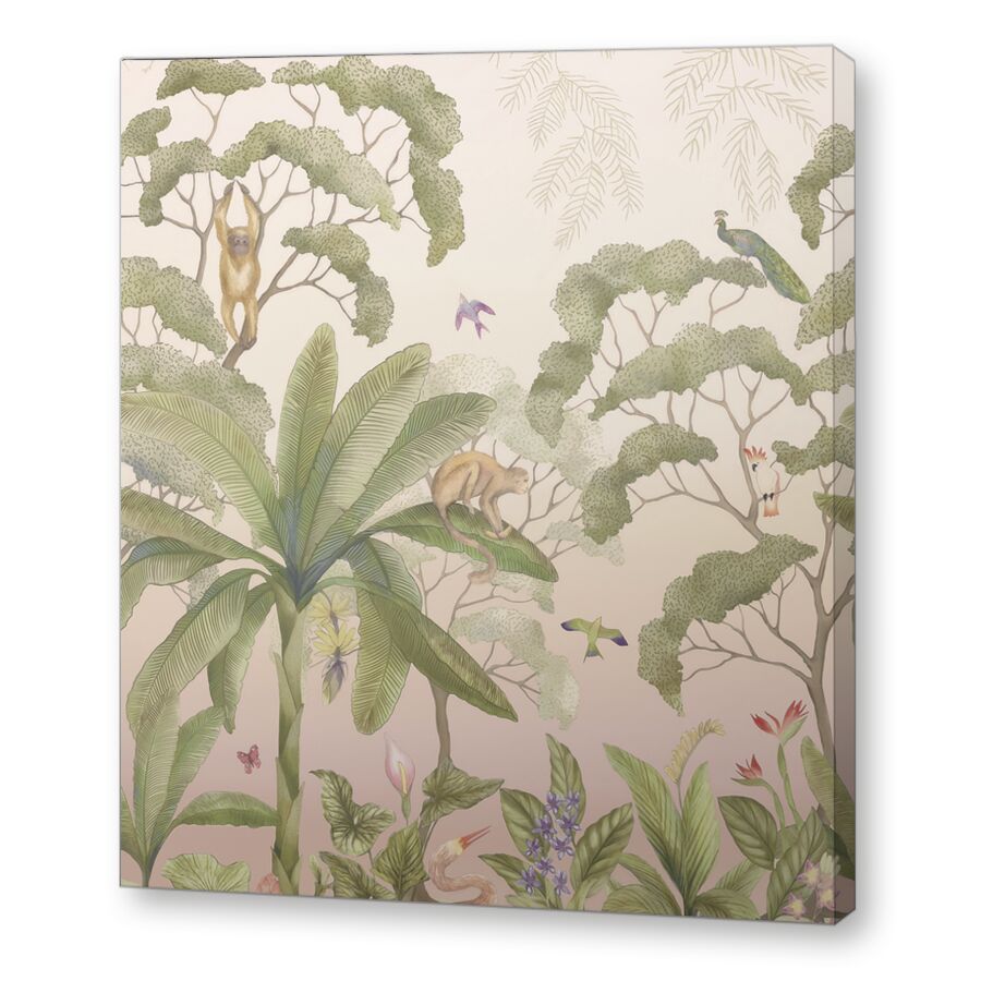 Tropical paradise sepia на подрамнике