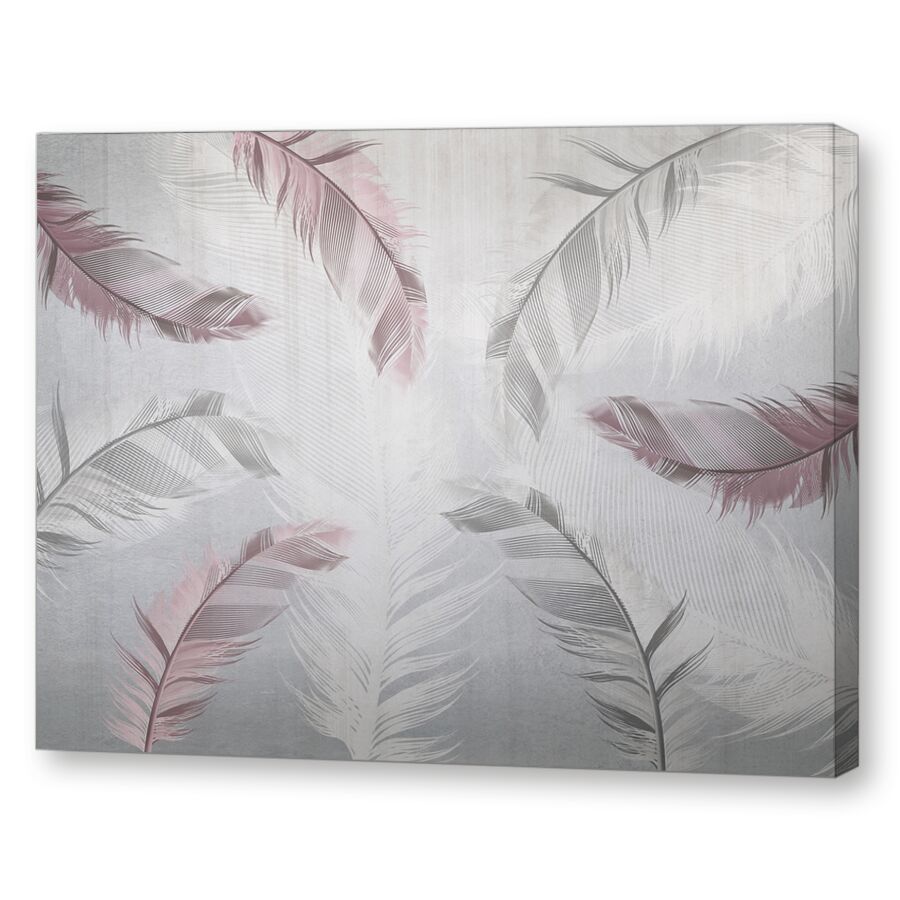 Перья на подрамнике