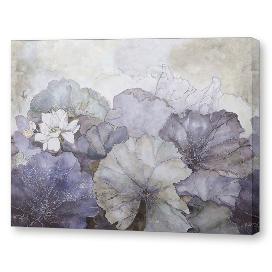 Batik purple на подрамнике