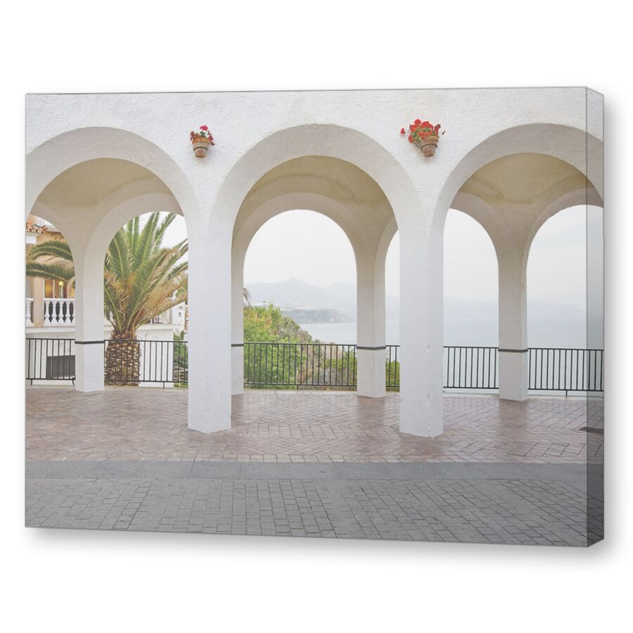 Балкон с арками на подрамнике