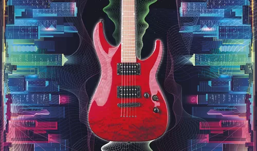 Guitar and skyscrapers